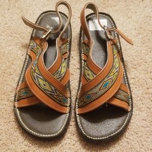 Authentic tribal sandals